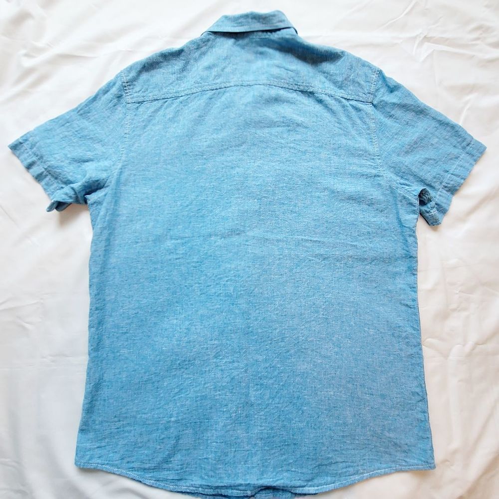 Sun+ Stone Blue Button Shirt - Picture 8 of 9